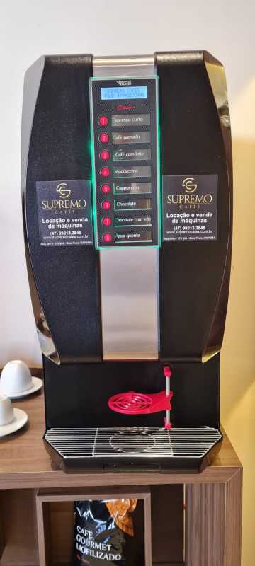 Comodato de Máquina de Café Expresso e Cappuccino Profissional Itajaí - Comodato de Máquina de Café para Comércio