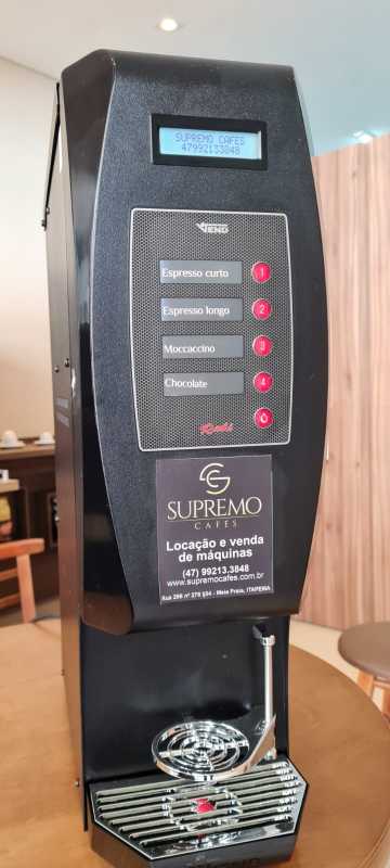 Comodato de Máquina de Café Expresso e Cappuccino Itoupava Norte - Comodato de Máquina de Café para Comércio
