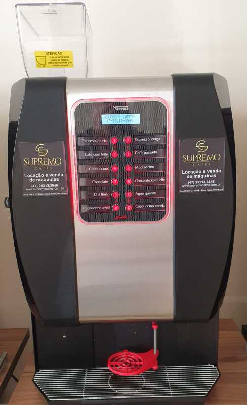 Máquina de Café Expresso Automática Profissional Itapema - Máquina de Café Expresso Automática