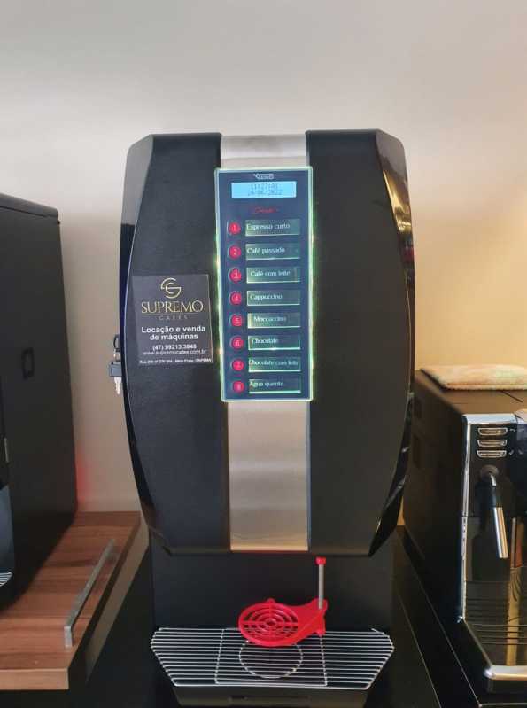 Máquina de Café Expresso com Moedor de Grãos Tijucas - Máquina de Café Expresso em Grãos
