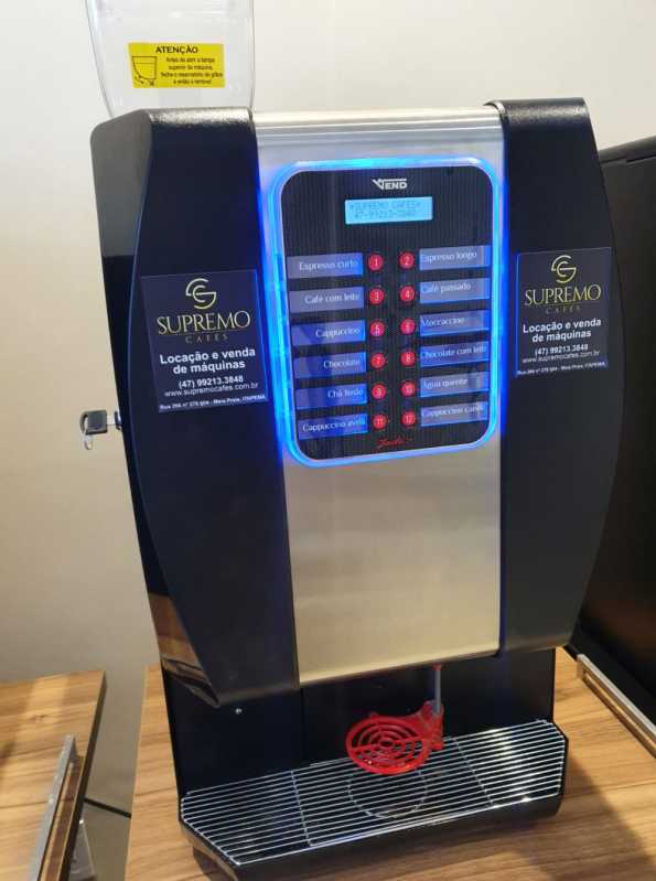 Preço de Aluguel de Máquina de Café Automática Profissional Ilhota - Aluguel de Máquina de Café Industrial Automática